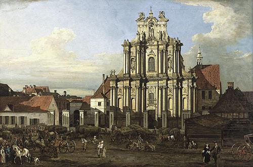 Bernardo Bellotto Visitationist Church in Warsaw china oil painting image